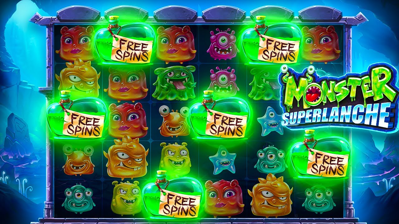 RARE 6 SCATTER BONUS ON MONSTER SUPERLANCHE!! (OMG)
