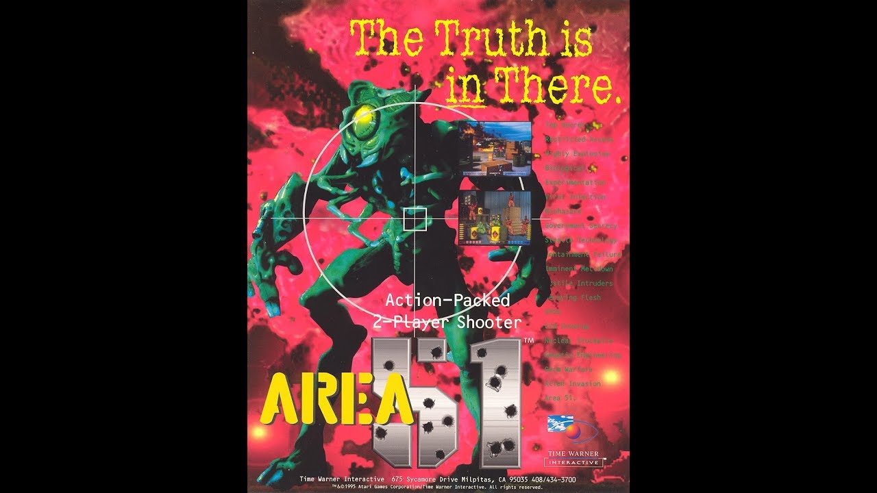 Arcade longplay 🔵 AREA 51 🔴