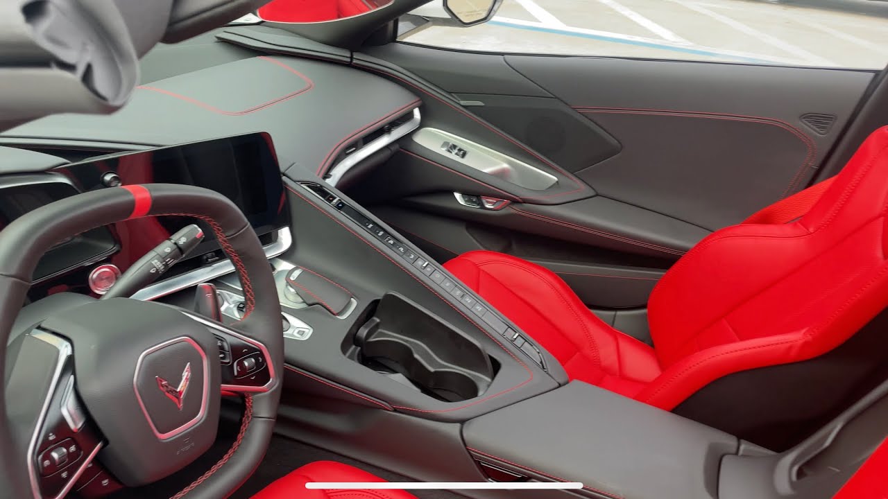 2020 Arctic white C8 with adrenaline interior.