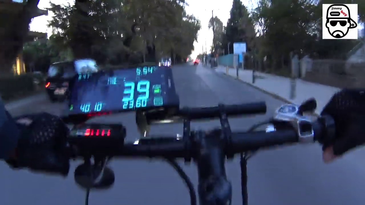 Electric bicycle Going up hill 1000 watt e-bike test - 3 - JIMMY BOY GR