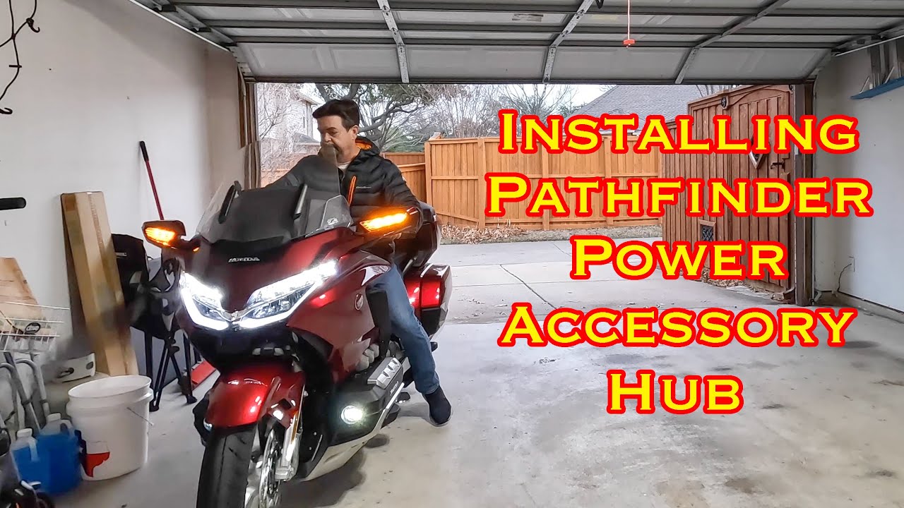 Installing the PathFinder Power Accessory Hub on my 2023 Honda Goldwing.