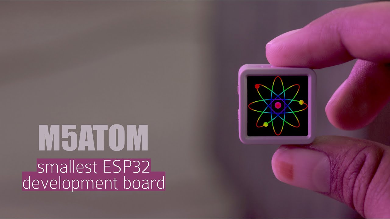 M5Atom — самая маленькая плата разработки ESP32 от M5Stack