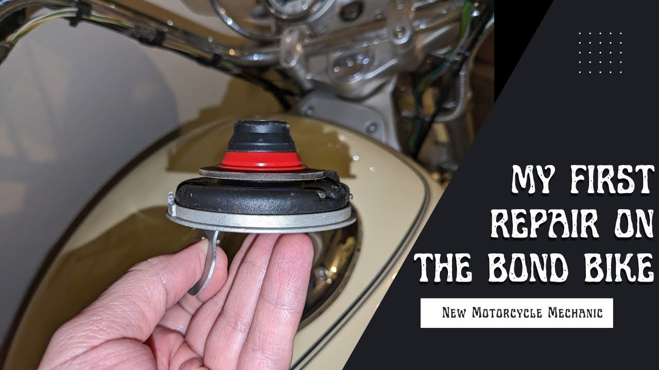 Repairing the gas cap on my BMW R1200c
