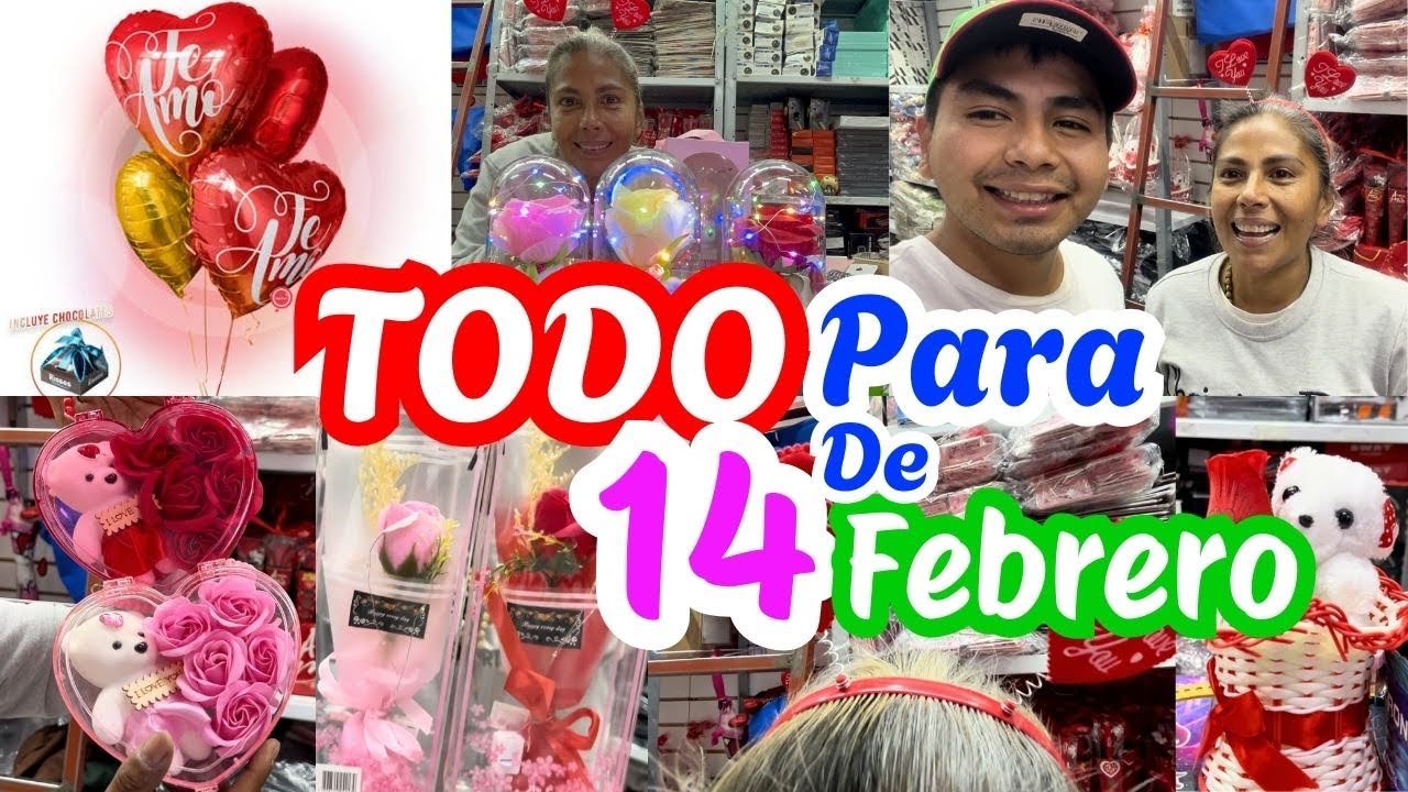 😍 San Valentín al MEJOR PRECIO 🏆  | Rosas, Globos, Osos y más!  Tienda BARATA | Venta POR PIEZA 😱