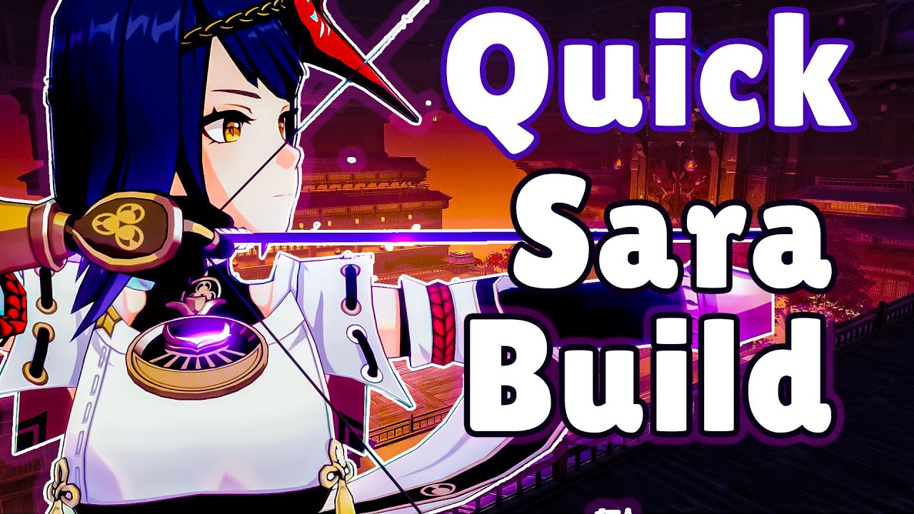 How to Build Kujou Sara Support/Burst DPS in less than 2 minutes - Genshin Impact