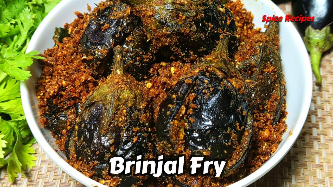 Brinjal Fry |  వంకాయ ఫ్రై కారం ఒక్కసారి ఇలా చేసిచూడండి 😋 @SpiceRecipe