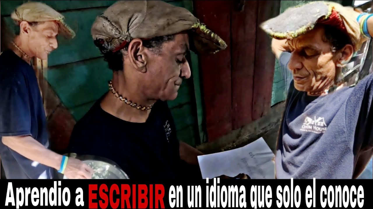 Don NEGRO sabe LEER y ESCRIBIR en un idioma que solo él entiende.