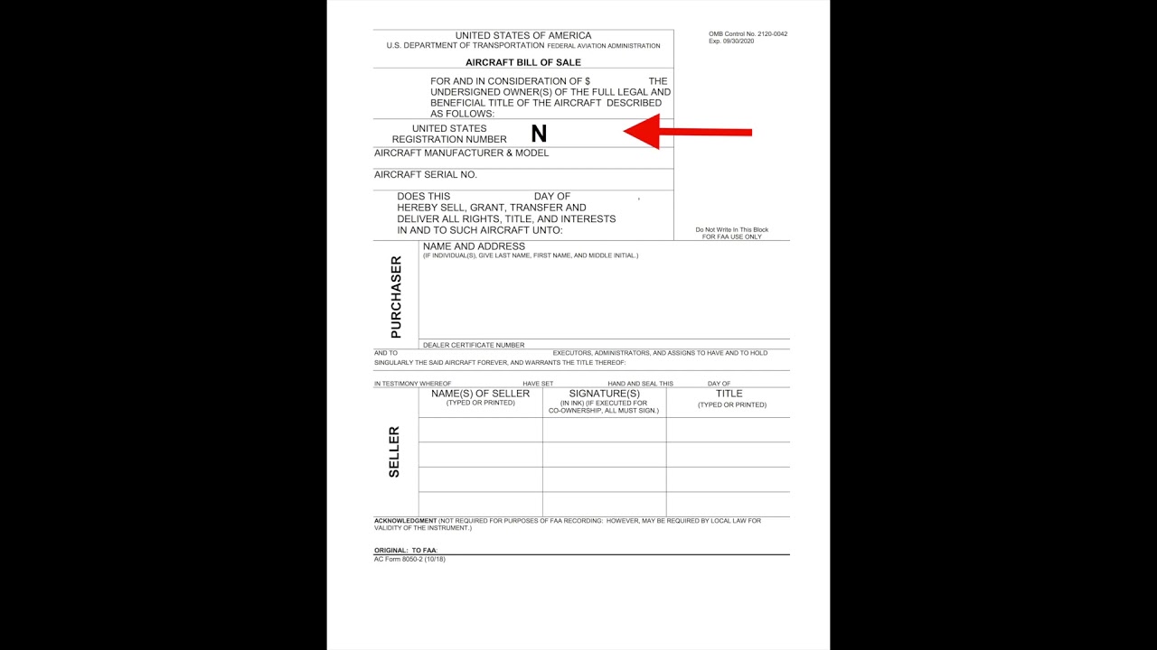Airplane Buying Paperwork - Grumman Style