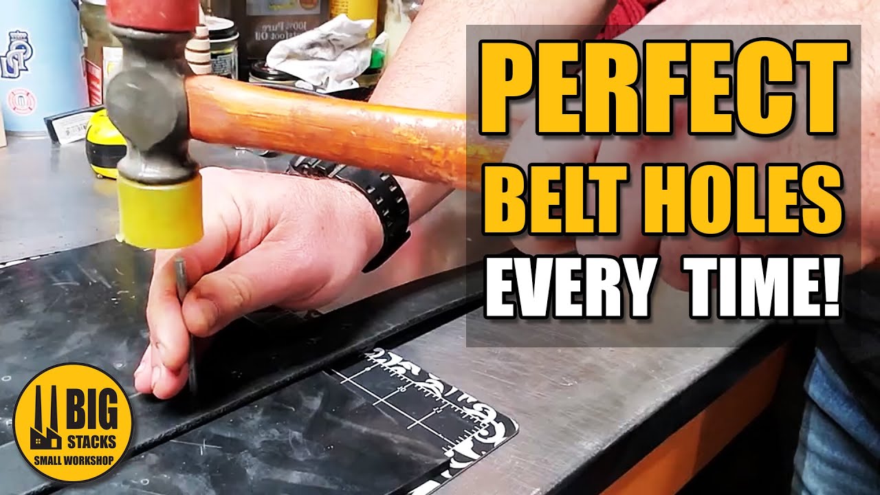 How to Make a Good LEATHER BELT (plus a GIVEAWAY)