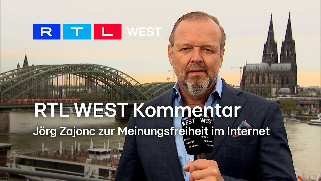 RTL WEST Kommentar: Jörg Zajonc zu Meinungsfreiheit im Netz | RTL WEST, 08.10.2024