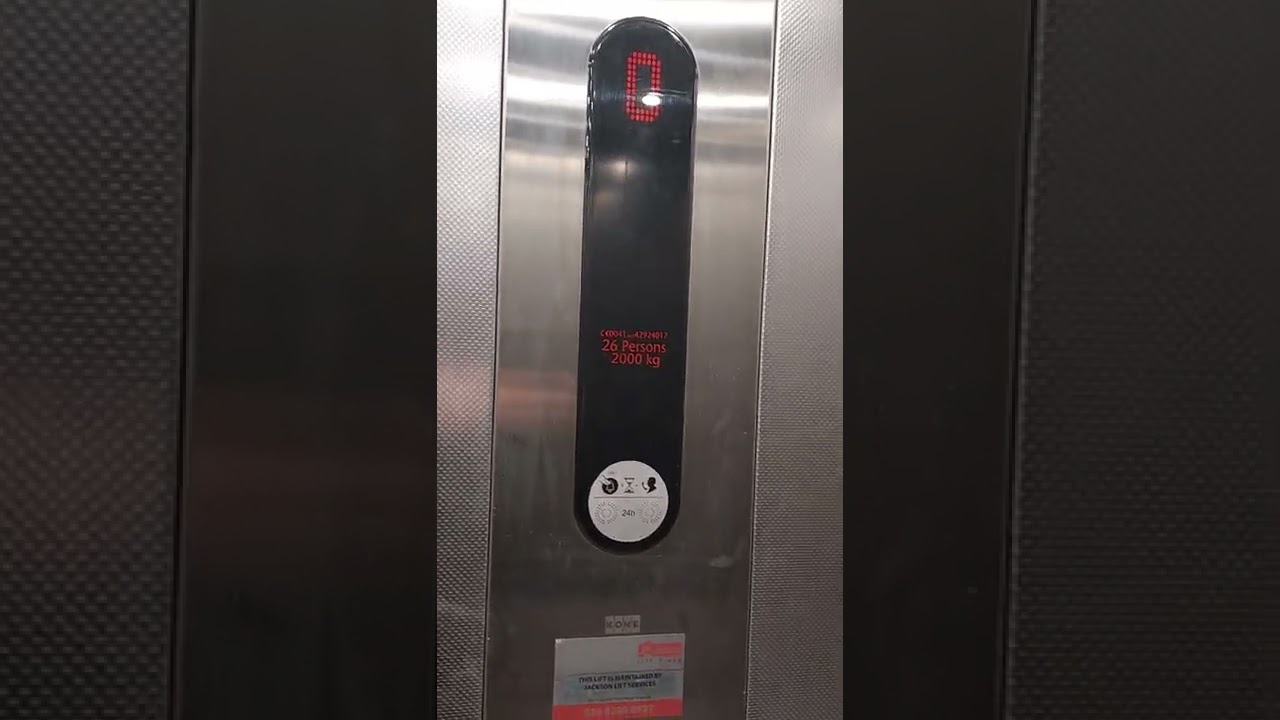 VERY NICE!! 2017 kone monogoods lifts at Asda in South Ruislip