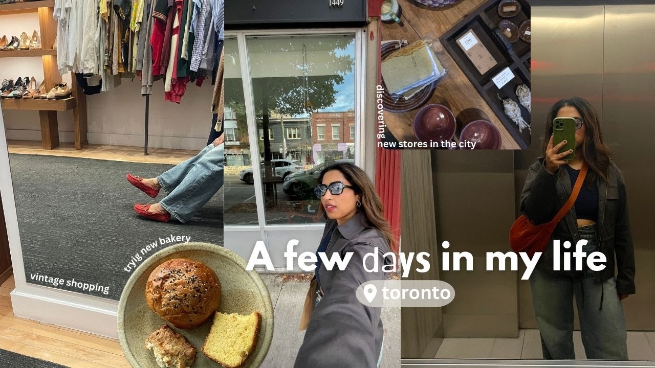 Days in my life in Toronto| Vintage shopping, cooking at home and Ikea run