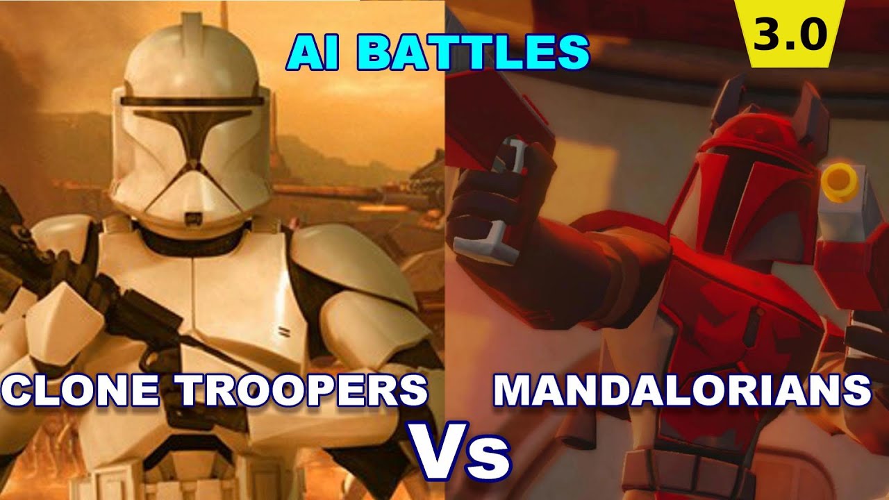 Disney Infinity 3.0 CloneTroopers v Mandalorians AI Battles