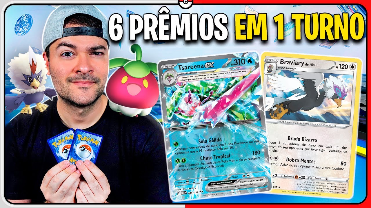 Deck TSAREENA EX: 6 Cartas Prêmios em 1 TURNO no POKÉMON TCG LIVE BARATO | Estudo de Deck #20