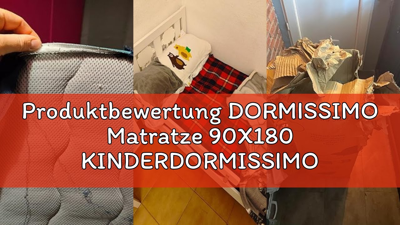 Produktbewertung DORMISSIMO Matratze 90X180 KINDERDORMISSIMO Matratze Hohe 14 cm Promo Confort H2 -