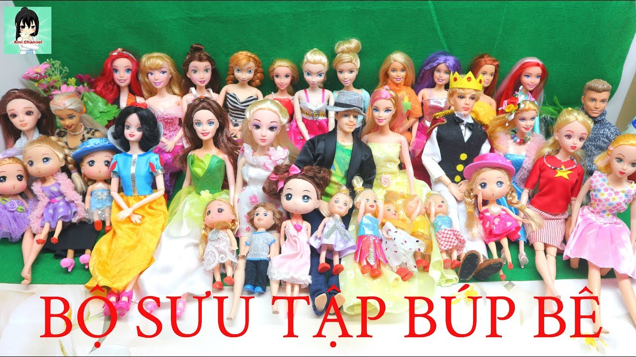 Cho các em xem BỘ SƯU TẬP BÚP BÊ của chị Ami ^^#2 / My  Doll Collection 2018
