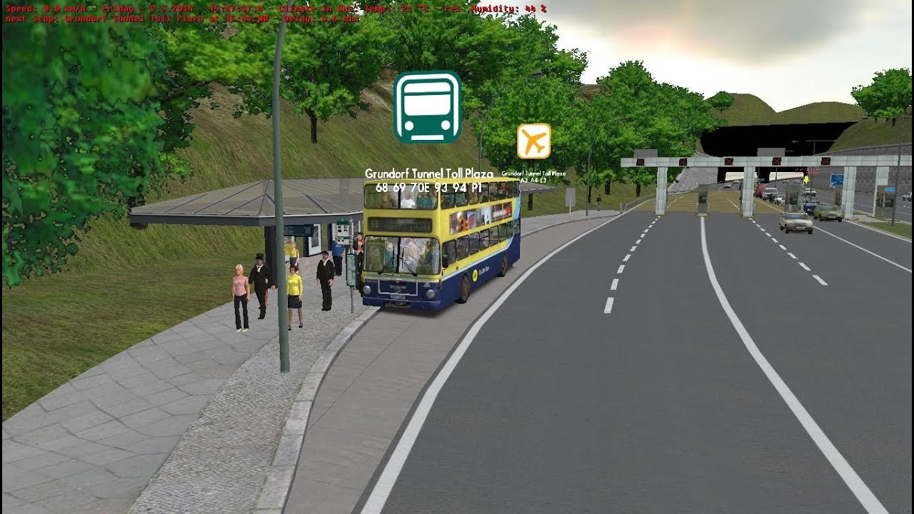 Omsi The Bus Simulator Great Grundorf 2 Route 68 Dublin bus ManSD85