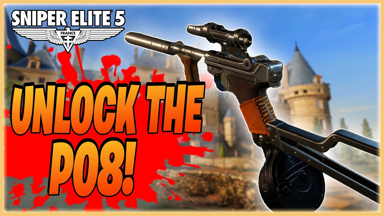 How To Unlock The P08 Pistol | Sniper Elite 5 Gameplay Guide - Stealth Takedown
