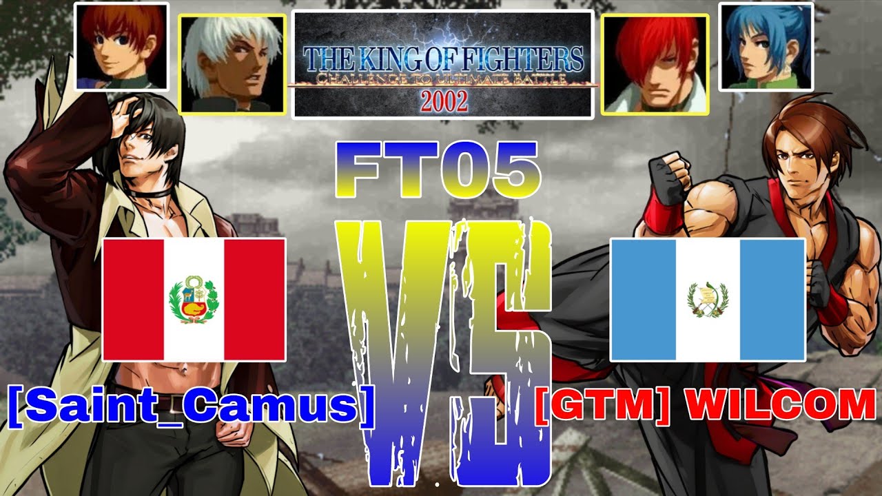 KOF 2002 - ♒️[Saint_Camus] 🇵🇪🆚️🇬🇹 [GTM] WILCOM [FT05] 1080p.60fps #arcade #kof2002 