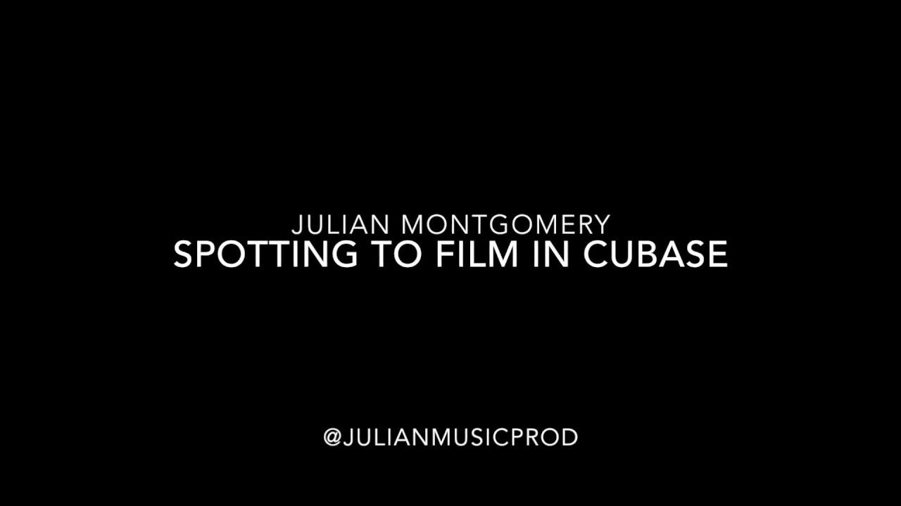 Spotting to Film in Cubase