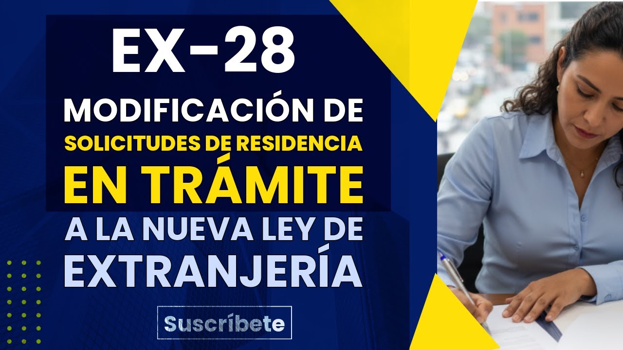 MODELO EX28 - DISPOSICI&Oacute;N TRANSITORIA 2&ordf; NUEVA LEY EXTRANJER&Iacute;A