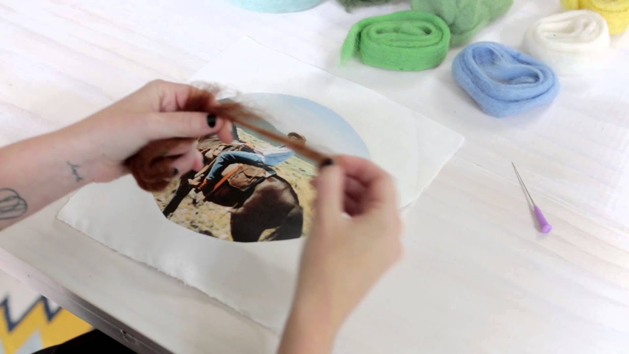 Canon: Basic Needle Felting on a Photo