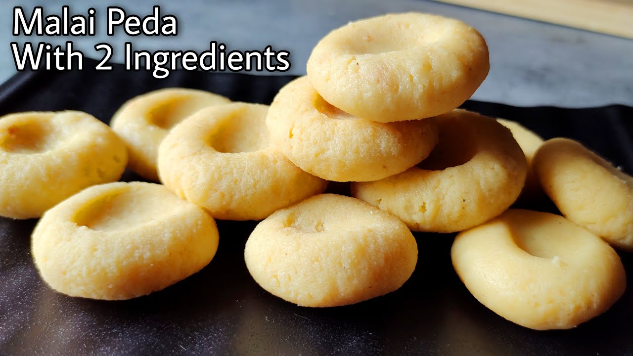 Malai Peda Recipe | Milk Doodh Peda | No Mawa No Milk Powder | Halwai style Peda with 2 Ingredients