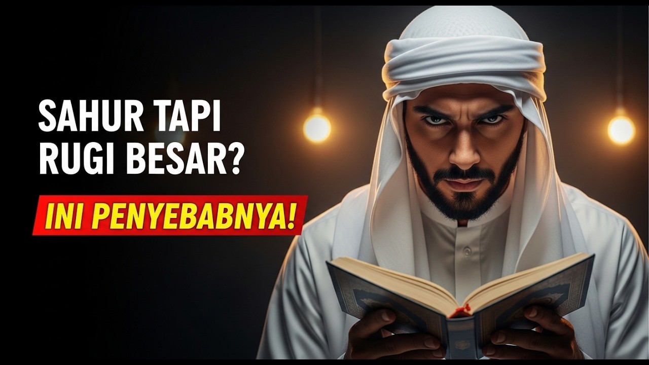 Sahur Tapi Rugi Besar? 99% Orang Lakukan Kesalahan Ini Saat Ramadhan