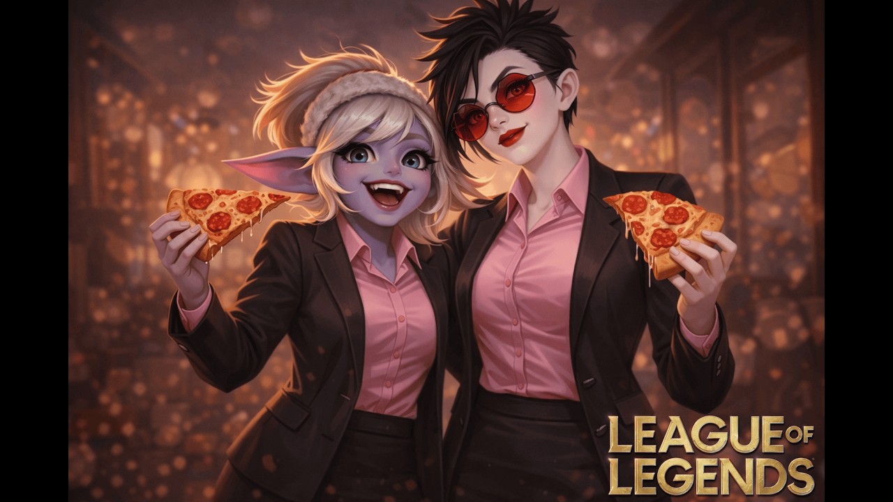 FHD｜60FPS｜VICTORY｜League of Legends｜Tristana and Vayne VS Caitlyn and Yorick