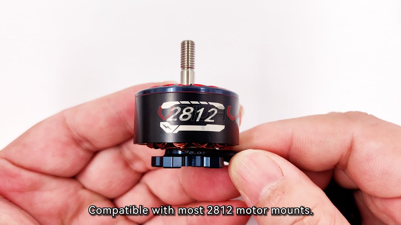 High-Performance 2812 900KV/1150KV Brushless Motor for FPV Racing Drones - Titanium Shaft, High KV