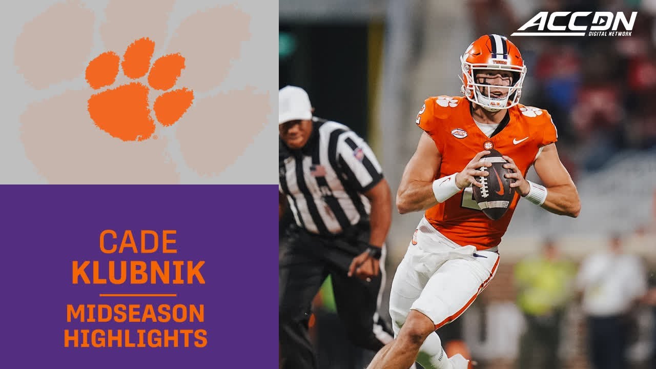 Clemson QB Cade Klubnik Midseason Highlights | 2024 ACC Football