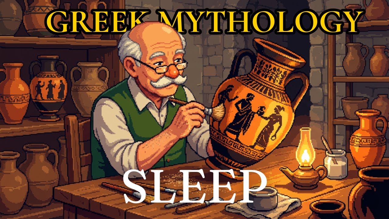 Ancient Greek Mythology for Anxiety Relief | Soft Spoken Lore & Art Restoration