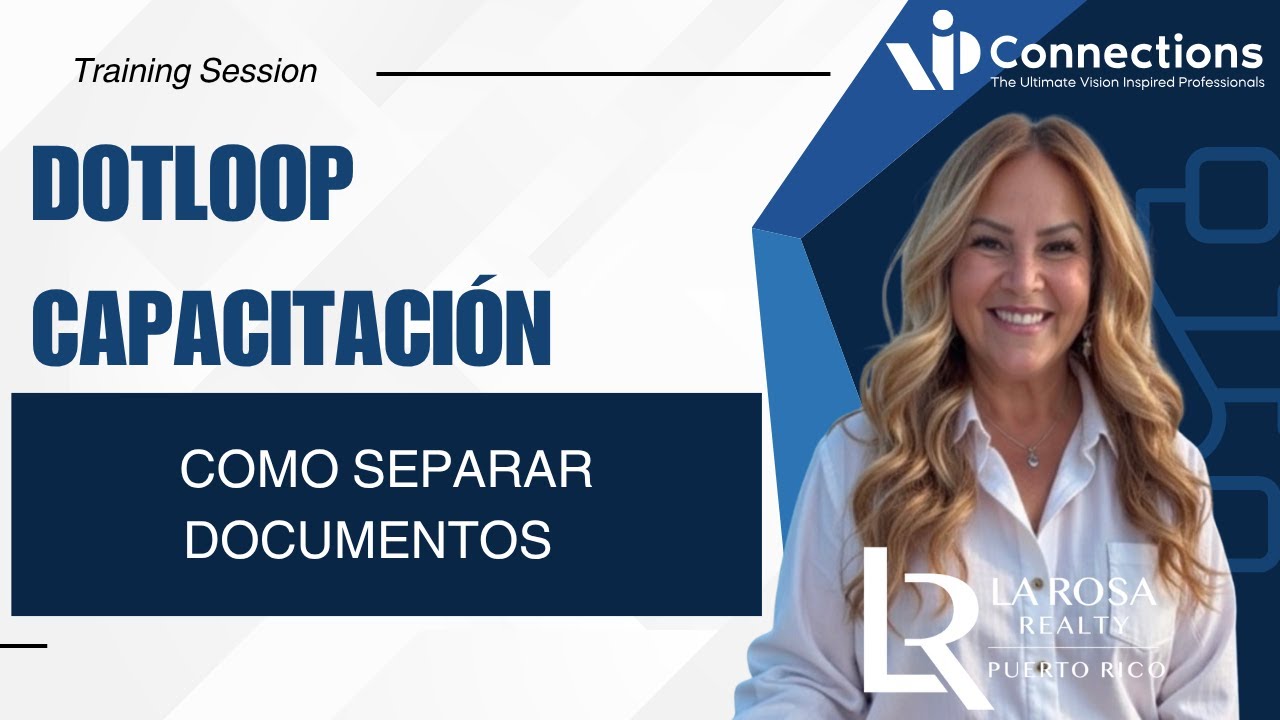 COMO SEPARAR DOCUMENTOS EN DOTLOOP