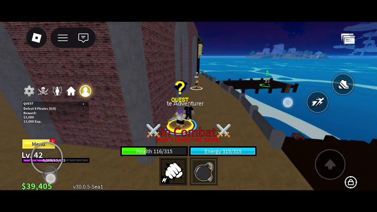 BLOX FRUIT 5 (my first pvp)