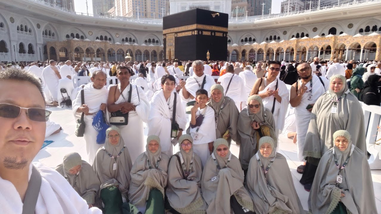FULL TAWAF BERSAMA USN DAN JEMAAH KU17 2025 - SUASANA PAGI JUMAAT YANG PADAT DENGAN MANUSIA