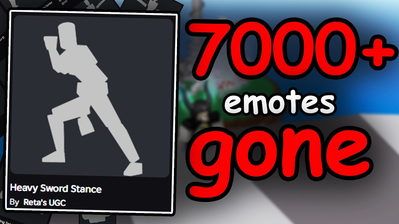 Roblox удалил 7000 эмоций