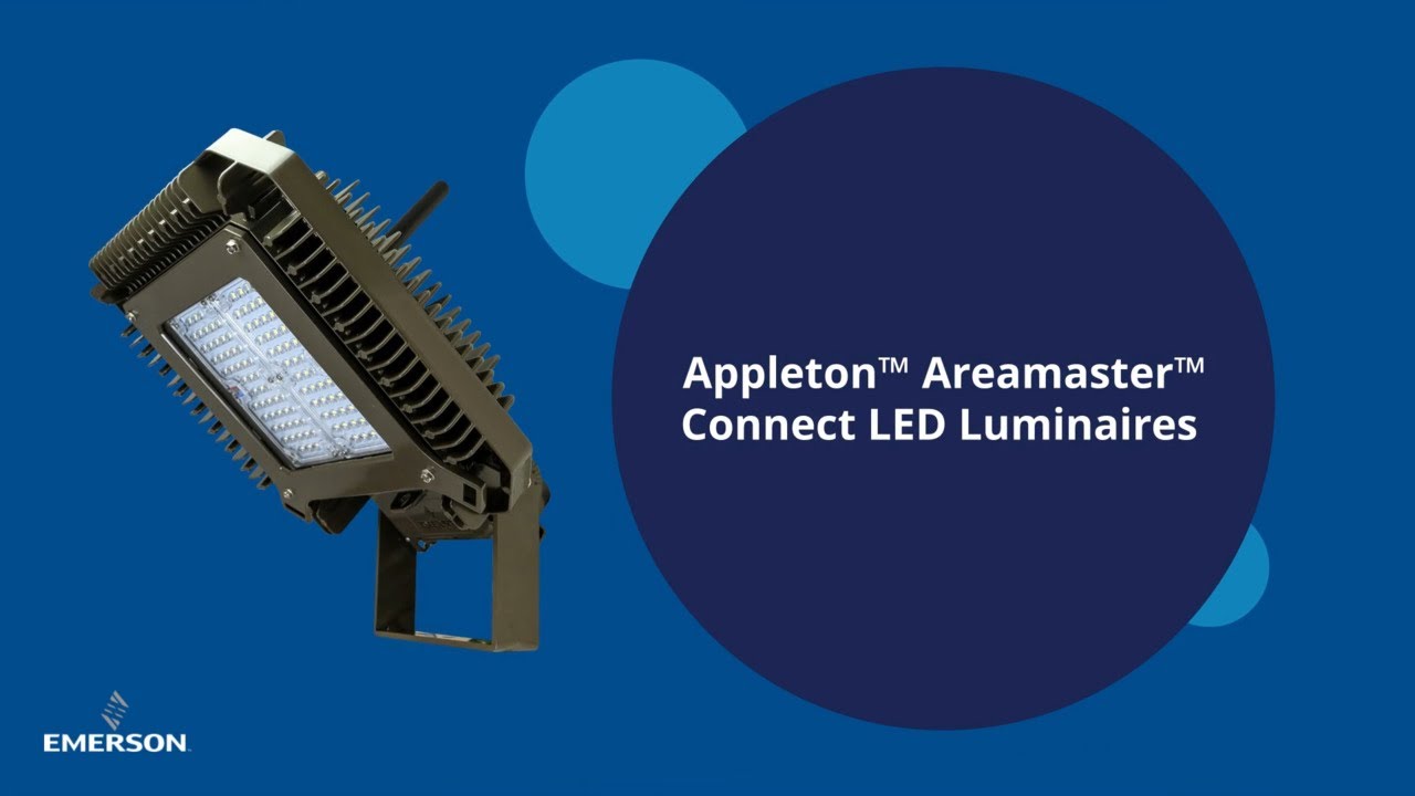 Appleton™ Areamaster™ Connect LED Luminaires by Emerson