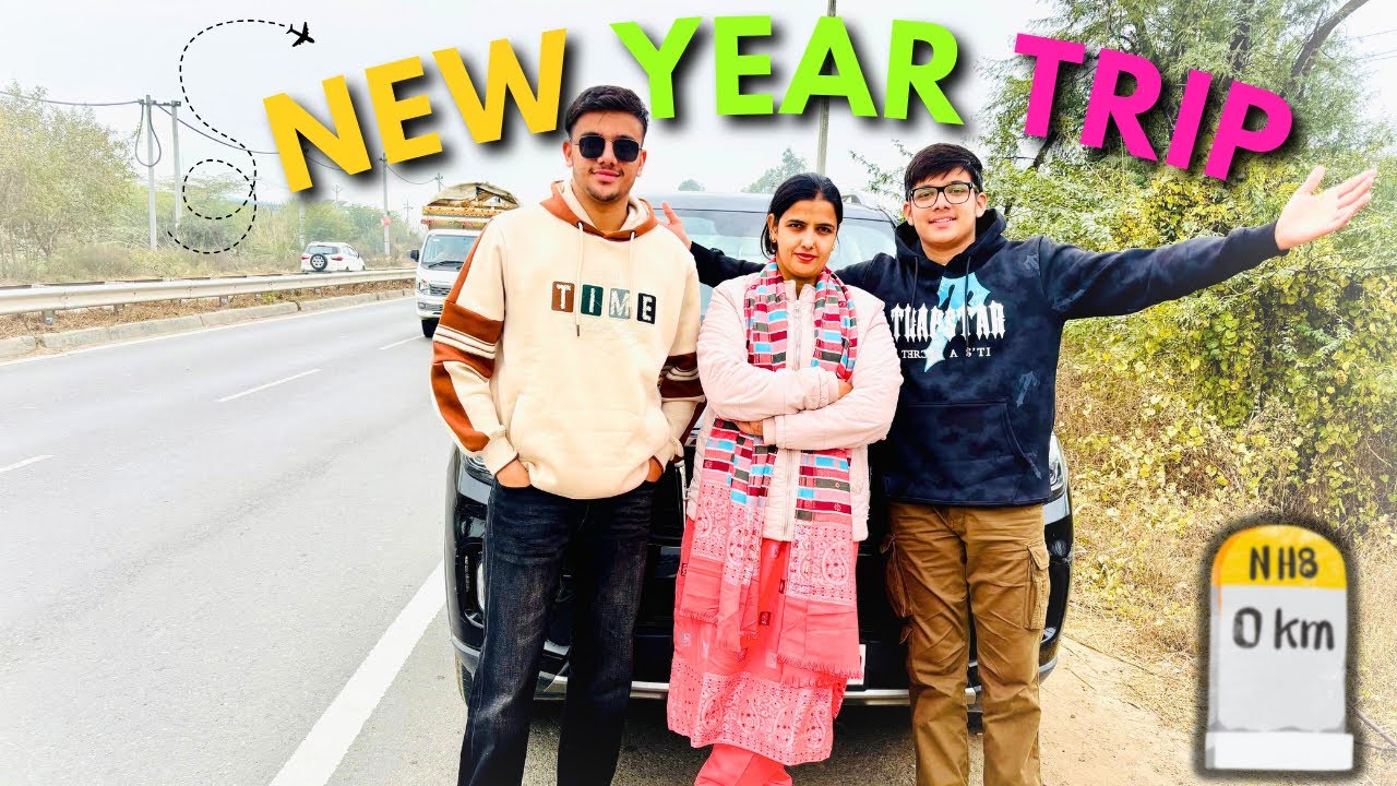 NEW YEAR TRIP P NIKAL GAYE FAMILY K SATH😍|2026 ROAD TRIP|