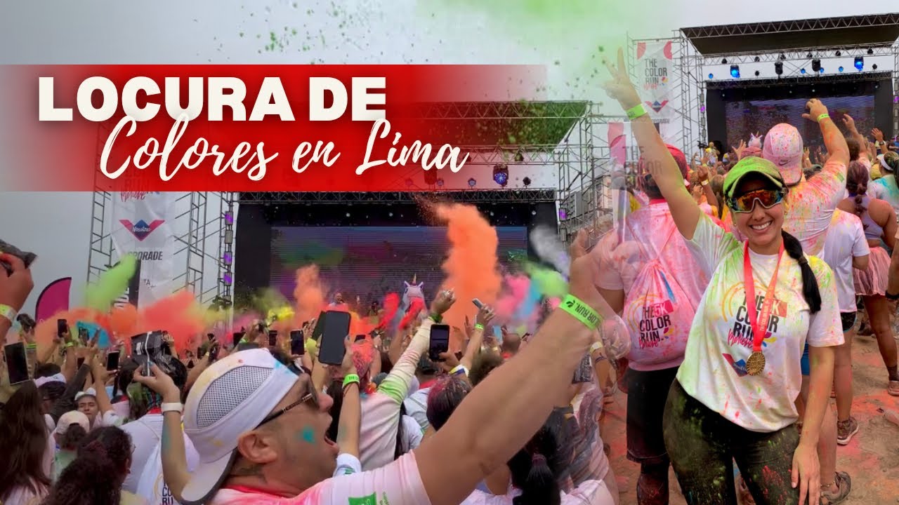 Asi se vivi&oacute; la carrera m&aacute;s FELIZ y Colorida del Mundo en Lima. La Carrera de colores 2025