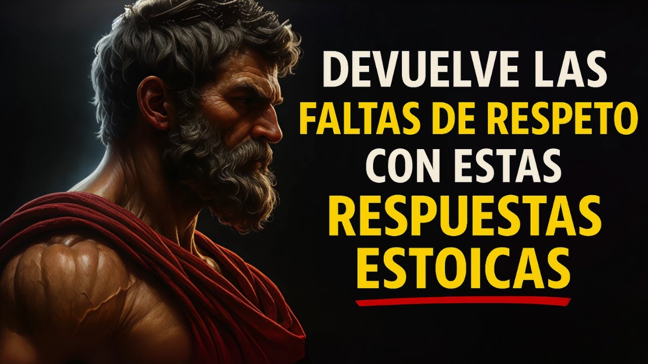 Cómo RESPONDER a la FALTA de RESPETO con INTELIGENCIA | ESTOICISMO y FILOSOFÍA ESTOICA