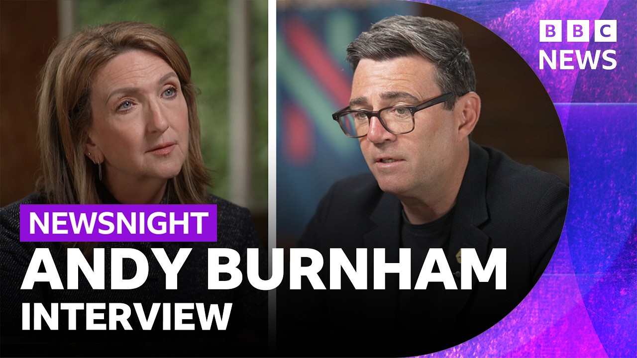 Victoria Derbyshire challenges Andy Burnham on leadership ambitions & 'strong public control' stance