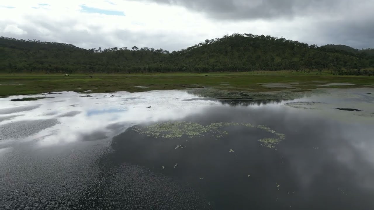 Epic Drone Flight Over Quaids Dam, Mount Molloy QLD | Original Guitar Solo