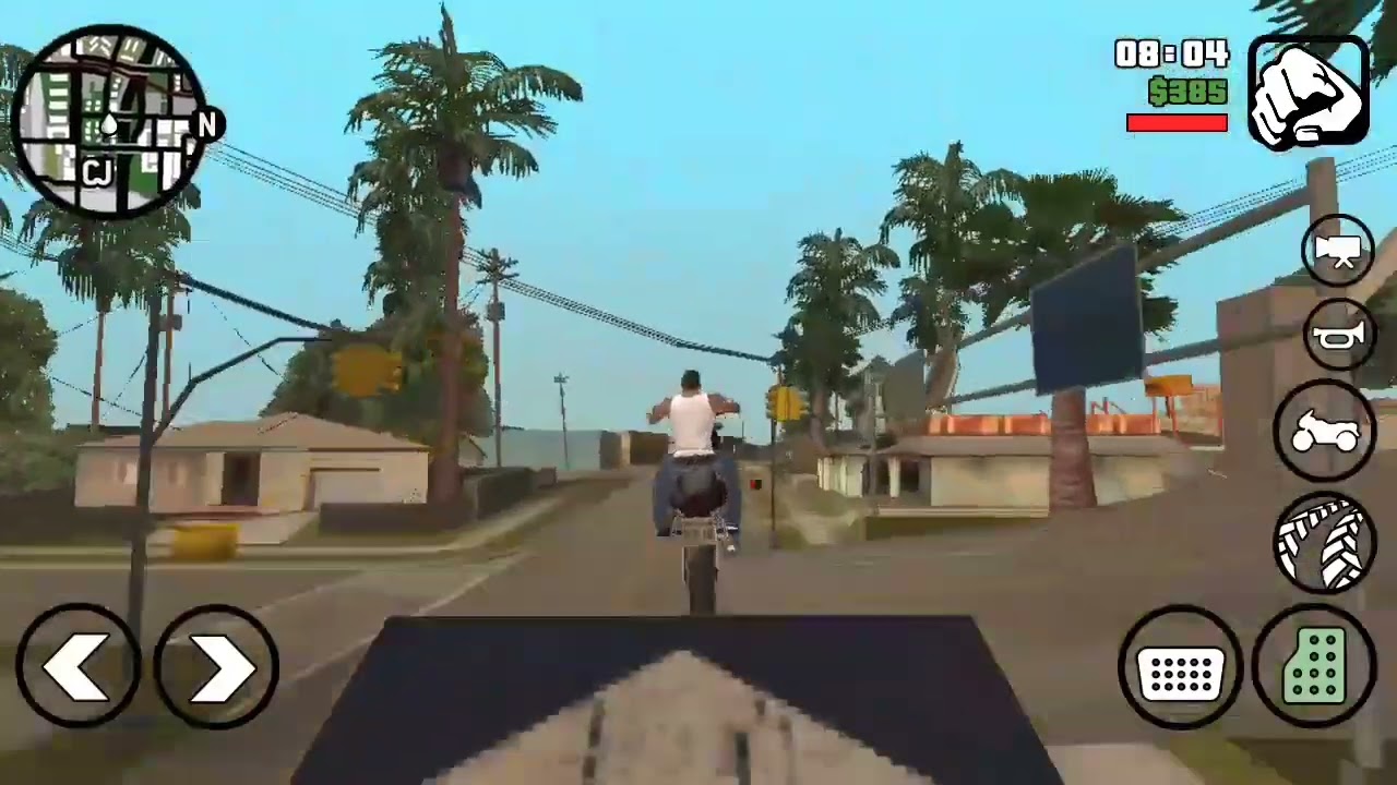 MOD DE RAMPA DE MANOBRA NA GROVE MOD - GTA SAN ANDREAS ANDROID 
