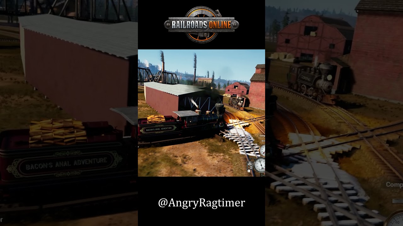 Сумасшедшие железнодорожные пути в Railroads Online
