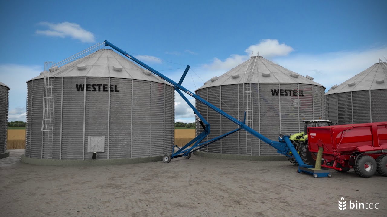 Moderne Getreidelagerung in Silos - Smart Grain Handling von Bintec.
