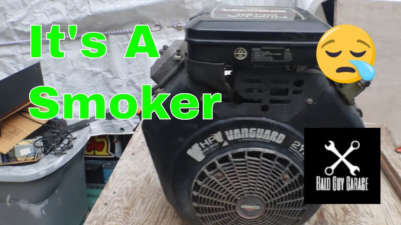 Briggs & Stratton V Twin Vanguard It's A Smoker Let's Fix It