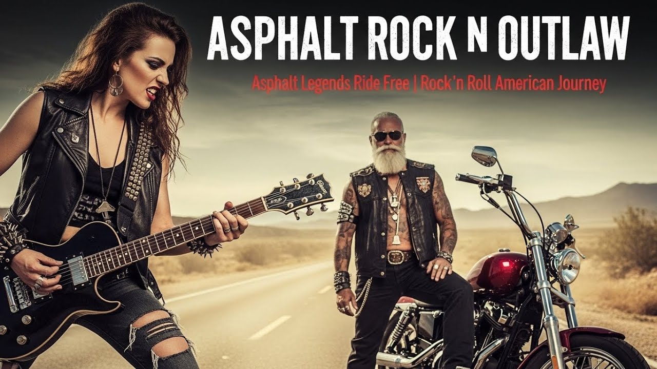 Best Music Asphalt Rock N Outlaw 🎸 Asphalt Legends Ride Free 🇺🇸🏍️ Rock n Roll American Journey
