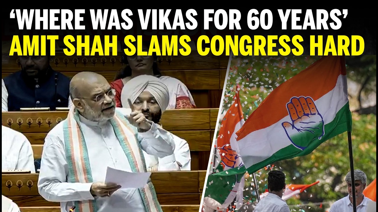&ldquo;Where Was Vikas for 60 Years&rdquo; Amit Shah Slams Congress on Tribal Development
