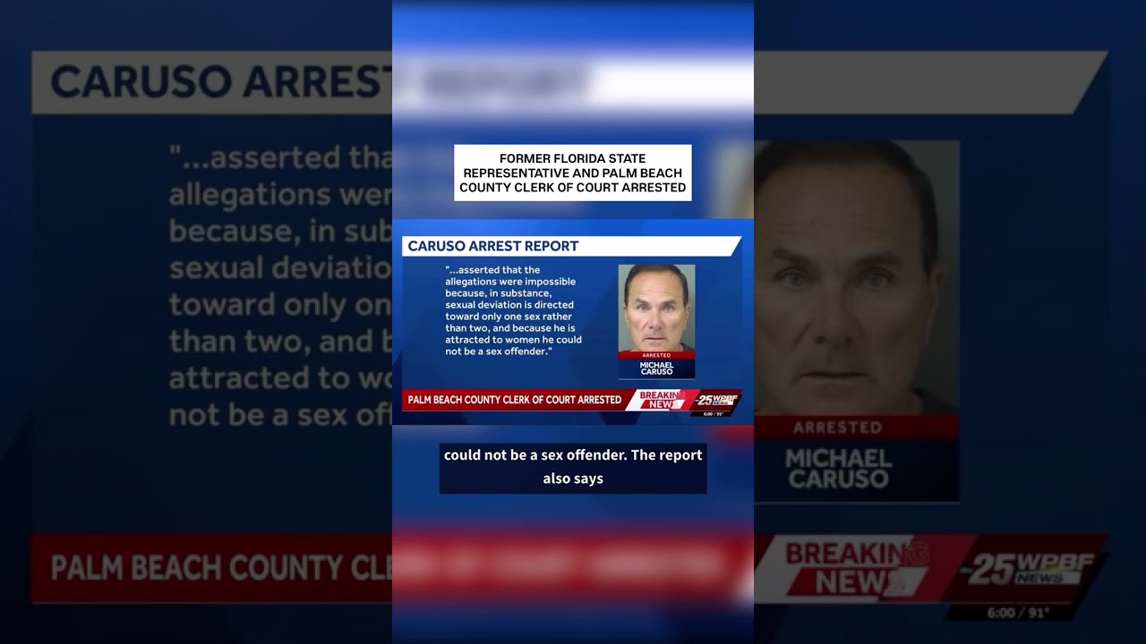 Palm Beach County Clerk of Court Michael Caruso arrested in ongoing investigation