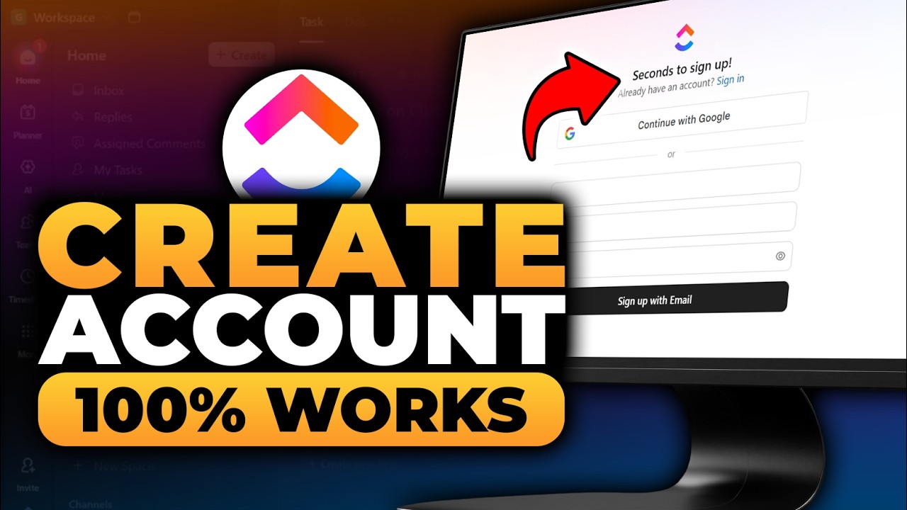 How To Create ClickUp Account (𝟮𝟬𝟮𝟲) | 100% WORKS | NO Yapping, To The Point! | FAST & EASY